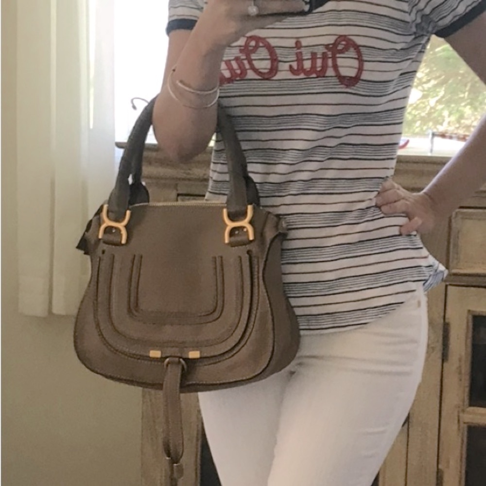 •Chloe• Marcie Medium Satchel Bag - Picture 16 of 17